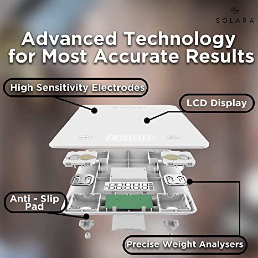 SOLARA Weight Machine for Kitchen | Digital Kitchen Scale for Home | Electronic Weight Machine for Shop | Food Weighing Scale | White